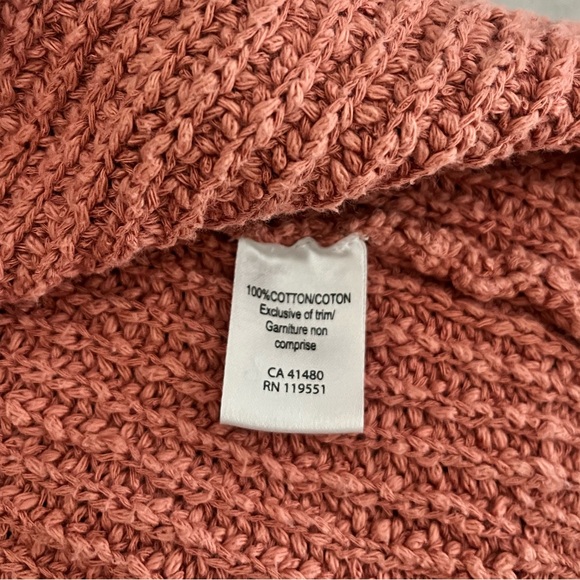 GENTLE FAWN | Andrea knit top Deep Peach Cotton Textured Knit Sleeveless - small - Picture 9 of 10